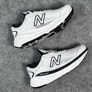 New Balance Mens Fresh Foam X 840v1 Sneakers US 12.5 2E Wide White EUC